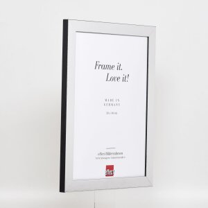 Efektný obrazový rám 2310 strieborný vysoký lesk 23x70 cm akrylové sklo múzejnej kvality