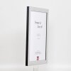 Efektný obrazový rám 2310 strieborný vysoký lesk 23x70 cm akrylové sklo múzejnej kvality