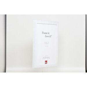 Efektný obrazový rám 2310 biely 62x93 cm akrylové sklo múzejnej kvality