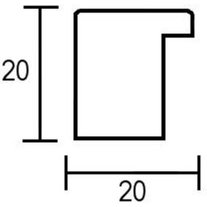 Efekt drevený rám Top Cube 7x10 cm...