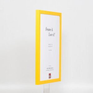 Efekt drevený rám Top Cube 50x65 cm žlté akrylové sklo múzejnej kvality