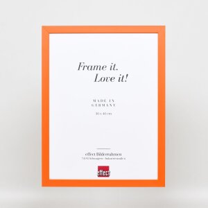 Efekt drevený rám Top Cube 50x65 cm oranžové akrylové sklo múzejnej kvality