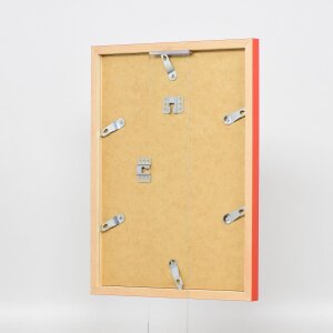 Efektný drevený rám Top Cube 59,4x84,1 cm červené akrylové sklo muzeálnej kvality