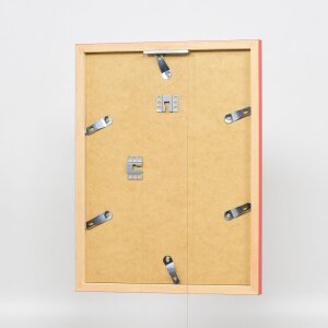 Efektný drevený rám Top Cube 59,4x84,1 cm červené akrylové sklo muzeálnej kvality