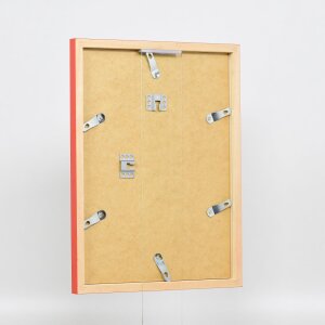 Efektný drevený rám Top Cube 59,4x84,1 cm červené akrylové sklo muzeálnej kvality