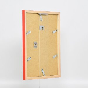 Efektný drevený rám Top Cube 59,4x84,1 cm červené akrylové sklo muzeálnej kvality