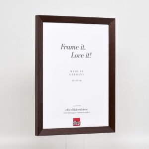 Efekt drevený rám Top N palisander 70x100 cm akrylové sklo muzeálnej kvality