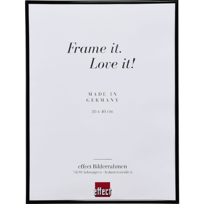 Efektný plastový rám Art black 20x28 cm múzejné sklo