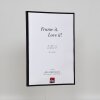 Efektný plastový rám Art black 24x30 cm múzejné sklo