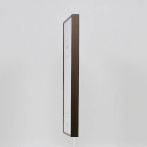 Efekt Quadro hliníkový rám 18x32 cm bronz s múzejným sklom