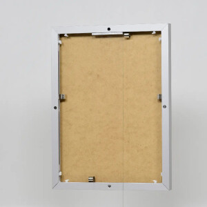 Efekt Quadro hliníkový rám 24x30 cm strieborné múzejné sklo MDF zadný panel