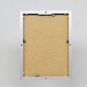 Efekt Quadro hliníkový rám 24x30 cm strieborné múzejné sklo MDF zadný panel