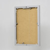 Efekt Quadro hliníkový rám 24x30 cm strieborné múzejné sklo MDF zadný panel