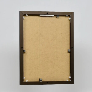 Efekt Quadro hliníkový rám 24x30cm bronz s múzejným sklom