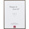 Efekt Quadro hliníkový rám 24x30cm bronz s múzejným sklom
