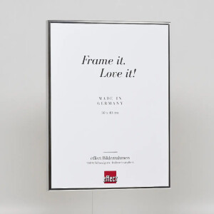 Hliníkový rám Effect Quadro 24x30 cm strieborný vysoký lesk s múzejným sklom
