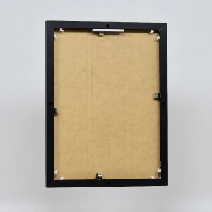 Hliníkový obrazový rám Effect Quadro 25x35 cm čierny s múzejným sklom