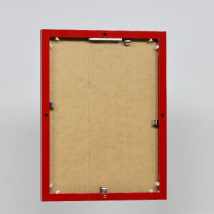 Hliníkový obrazový rám Effect Quadro 29,7x42cm červený s múzejným sklom