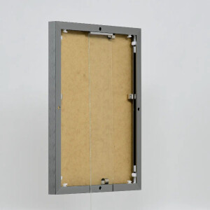 Effect hliníkový rám Quadro 30x45 cm antiksilver s múzejným sklom
