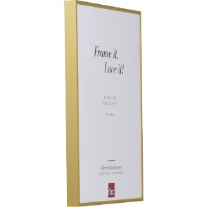 Effect Quadro Aluminiumrahmen 35x50 cm gold mit Museumsglas