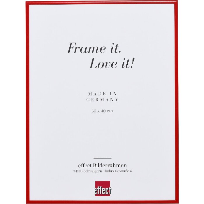 Effect Quadro Bilderrahmen rot 40x50 Museumsglas