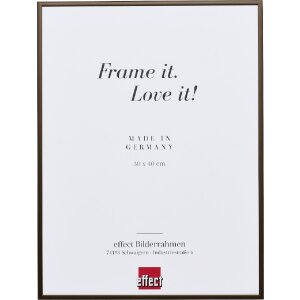 Effect Quadro Aluminiumrahmen 42x59.4cm bronze Museumsglas