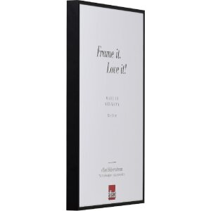 Effect Quadro Aluminiumrahmen 50x50 cm schwarz mit Museumsglas