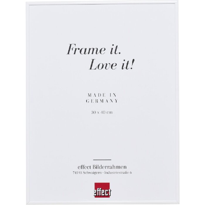 Effect Aluminiový fotorámik Quadro 70x70 cm biely s múzejným sklom