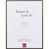 Effect Aluminium Bilderrahmen Quadro 61x91,5 cm Bronze mit Museumsglas