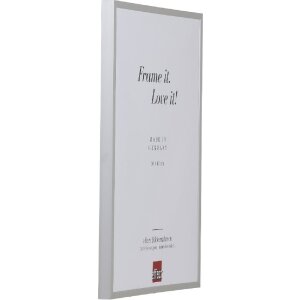 Effect Aluminium-Bilderrahmen Serie 2 Museumsglas silber 20x28 cm