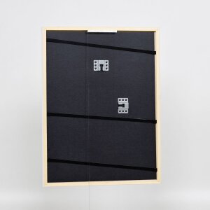 Efektný rám na obrazy z masívneho dreva profil 39 biely 13x18 cm múzejné sklo