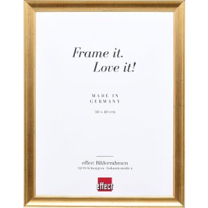 Effect Holz-Bilderrahmen Profil 41 Antikgold 18x24 cm...