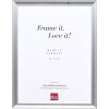 Effect Holz-Bilderrahmen Profil 41 Silber 18x27 cm mit Museumsglas