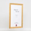 Effect Holzbilderrahmen Profil 41 Antikgold 18x27 cm Museumsglas