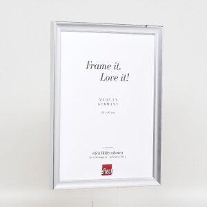 Effect Holz-Bilderrahmen Profil 41 Silber 21x29,7 cm Museumsglas