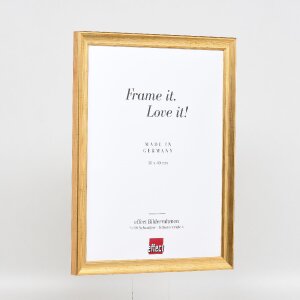 Effect Holz-Bilderrahmen Profil 41 Antikgold 25x30 cm Museumsglas