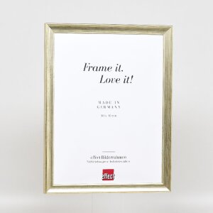 Effect Holz-Bilderrahmen Profil 41 Antiksilber 25x50 cm Museumsglas