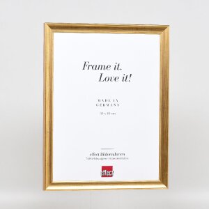 Effect Holz-Bilderrahmen Profil 41 Antikgold 25x60 cm Museumsglas