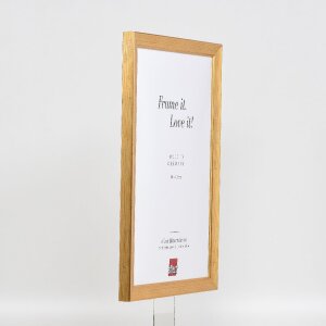 Effect Holz-Bilderrahmen Profil 41 Antikgold 25x60 cm Museumsglas