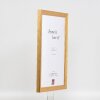 Effect Holz-Bilderrahmen Profil 41 Antikgold 25x60 cm Museumsglas