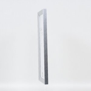Effect Holz-Bilderrahmen Profil 41 Silber 29,7x42 cm Museumsglas
