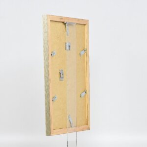 Effect Holz Bilderrahmen Profil 41 Antiksilber 35x100 cm Museumsglas