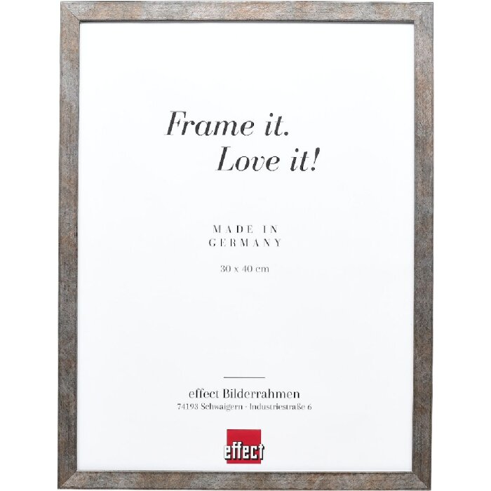 effect fotorámik drevený s profilom 42 sklo múzejné UV 70% antracit 13x18 cm