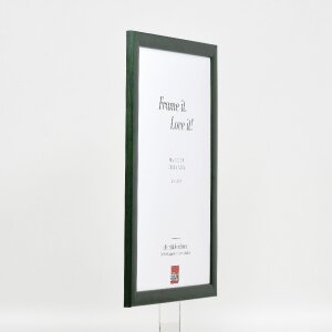 Effect Holz-Bilderrahmen Profil 43 tannengrün 24x30 cm Museumsglas 0439-2430-14