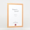 Effect Holz-Bilderrahmen Profil 43 natur 25x35 cm Museumsglas