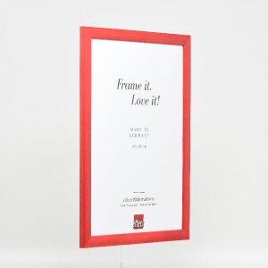 Effect Holz-Bilderrahmen Profil 43 Lachs 25x50 cm Museumsglas