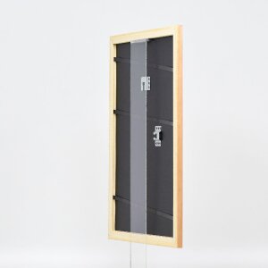 Effect Holz-Bilderrahmen Profil 43 natur 25x60 cm Museumsglas