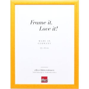 Effect Holzbilderrahmen Profil 43 honig 25x60 cm Museumsglas