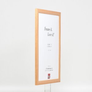 Effect Holz-Bilderrahmen Profil 43 natur 25x80 cm Museumsglas