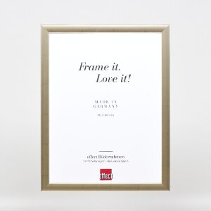 Effect Holzbilderrahmen Profil 43 silber 27x48 cm Museumsglas